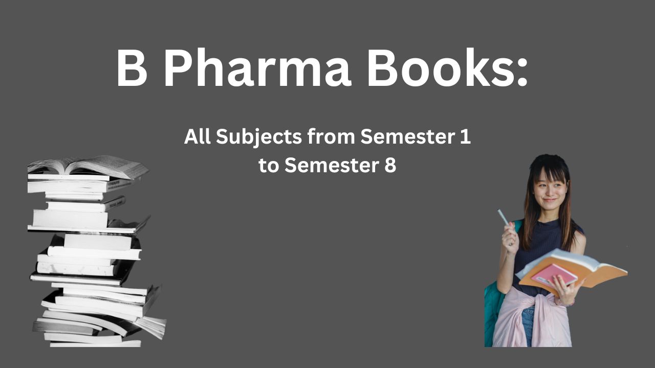 B Pharma Books All Subject Semester Wise - Pharmawalla.com