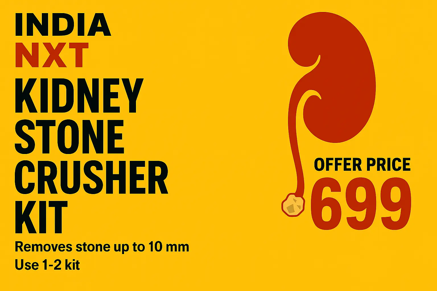 IndiaNXT Kidney Stone Crusher Kit
